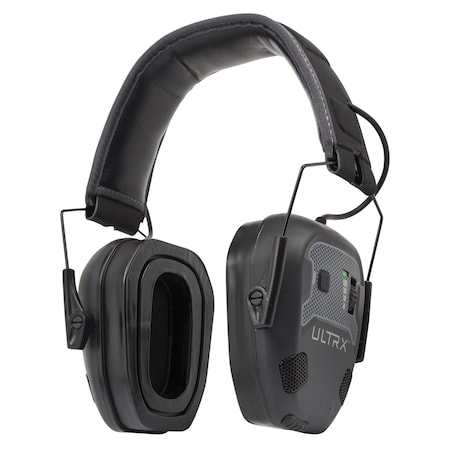 Ultrx Bionic Fuse Bluetooth Electronic Earmuff, Midnight Gray 4109
